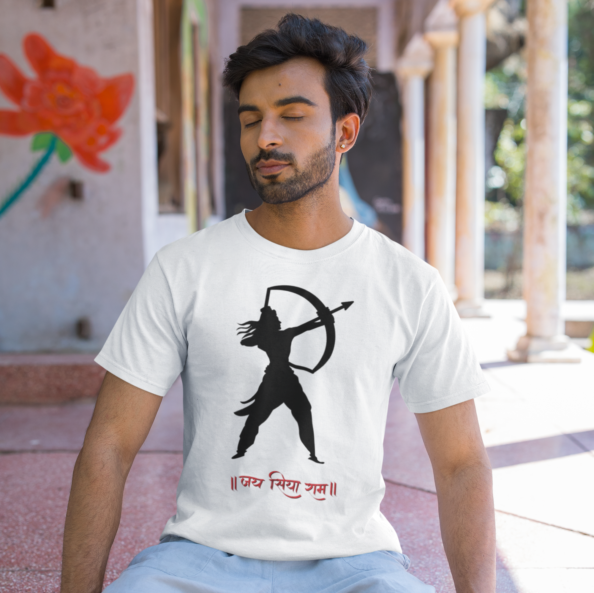 RamBhakti™ T-Shirt – Wear the Strength and Devotion of Lord Ram.