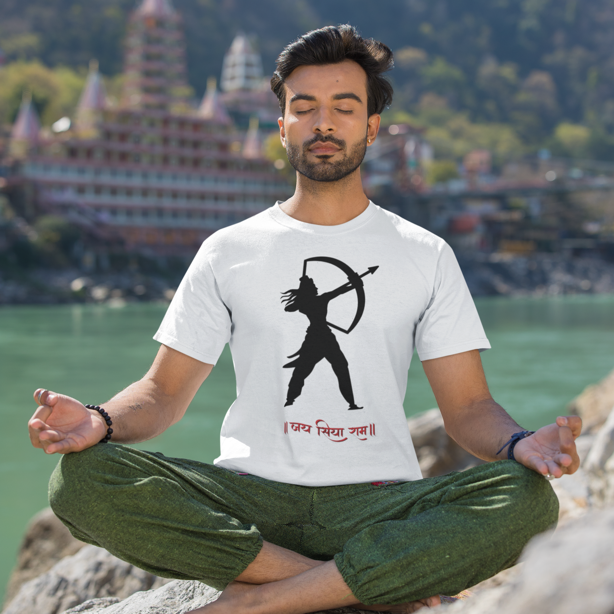 RamBhakti™ T-Shirt – Wear the Strength and Devotion of Lord Ram.